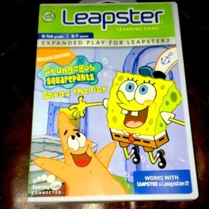 Leapster Learning Game: Sponge Bob Saves The Day